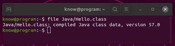 find class version in linux-3