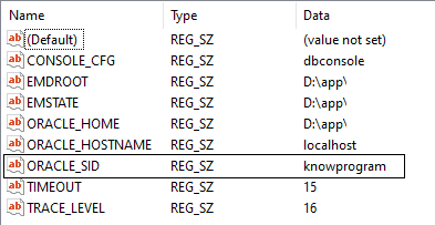 find sid in Oracle