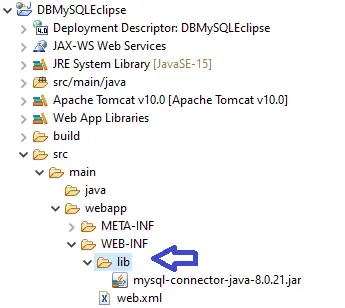 How to connect servlet to database in eclipse