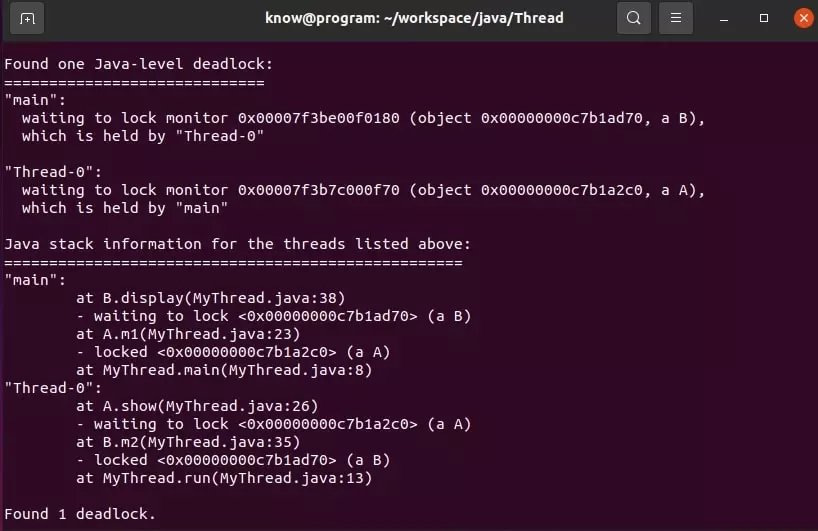 Deadlock in Java with Example? How to detect deadlock in Java?