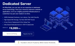 MilesWeb's Cheap Dedicated Server Hosting - 1