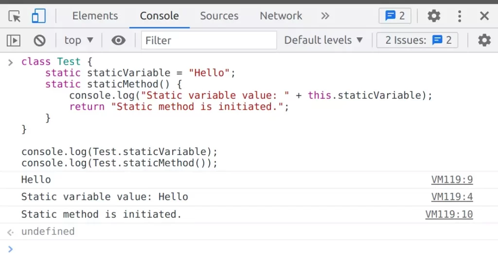 JavaScript Static Variables