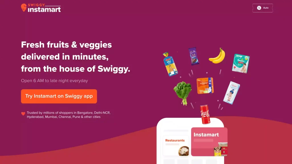 How To Order Grocery From Swiggy