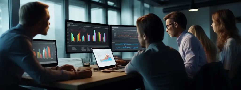 A team looking at data on computer screens after implementing a sales enablement strategy.

Measuring the success of your sales enablement strategy is vital to gauge its efficiency. It aids in identifying any strongholds or weaknesses and taking the necessary actions proactively.